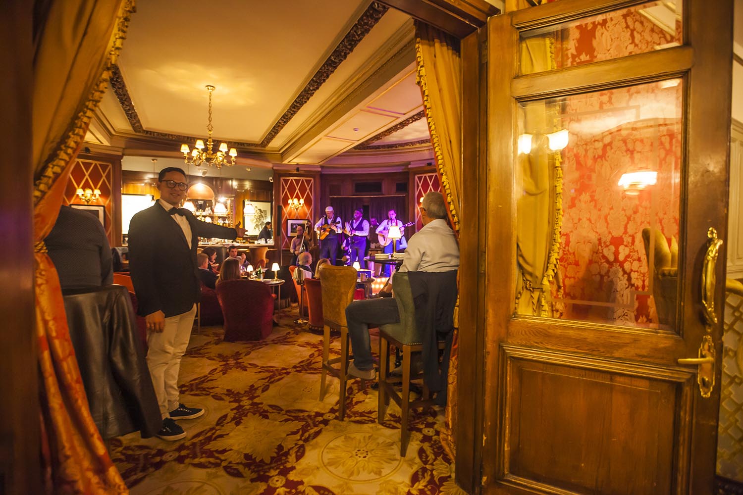 ICULTOTROS ESCENARIOS POSIBLES10-05-2019ACTUACION RAY CUZA AND SEPTETO SAZONANDO EN EL BAR DEL HOTEL LE PALACE EN BARCELONAFOTO MARTI FRADERA