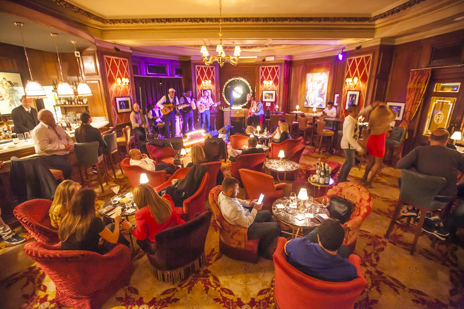 ICULTOTROS ESCENARIOS POSIBLES10-05-2019ACTUACION RAY CUZA AND SEPTETO SAZONANDO EN EL BAR DEL HOTEL LE PALACE EN BARCELONAFOTO MARTI FRADERA