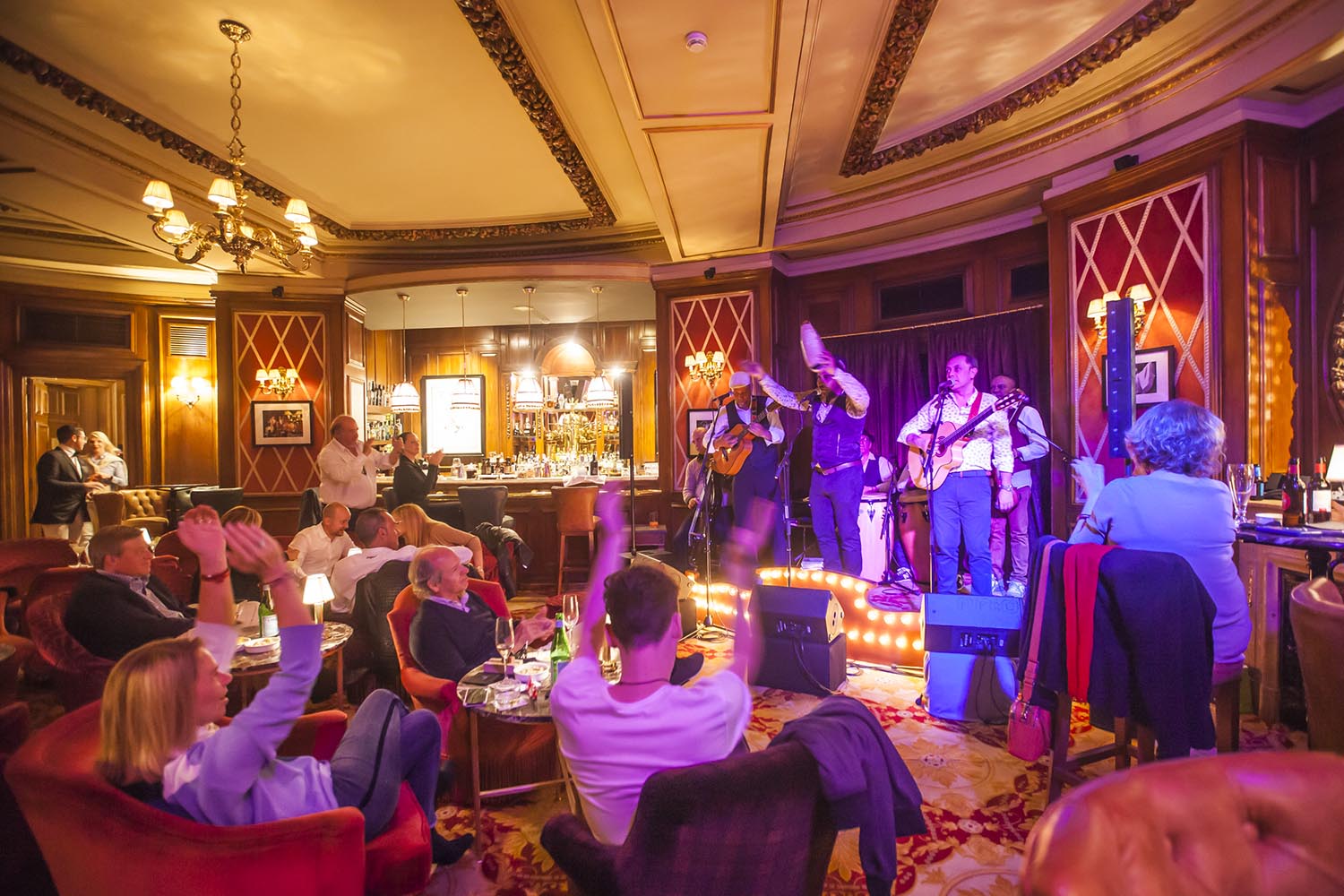 ICULTOTROS ESCENARIOS POSIBLES10-05-2019ACTUACION RAY CUZA AND SEPTETO SAZONANDO EN EL BAR DEL HOTEL LE PALACE EN BARCELONAFOTO MARTI FRADERA