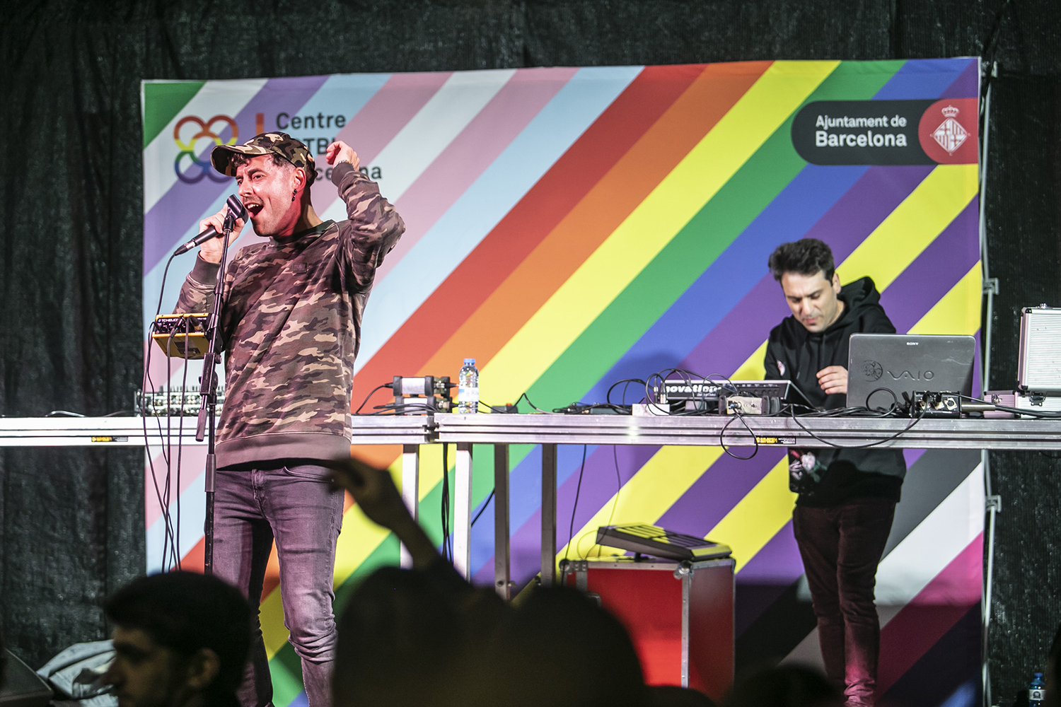 OTROS ESCENARIOS POSIBLES ICULT18-01-2020ACTUACION DEL PROYECTO DE FLAMENCO ELECTRONICO ROMERO MARTIN ROMEROMARTIN EN CELEBRACION DEL ANIVERSARIO DEL CENTRE LGTBI DE BARCELONAFOTO MARTI FRADERA