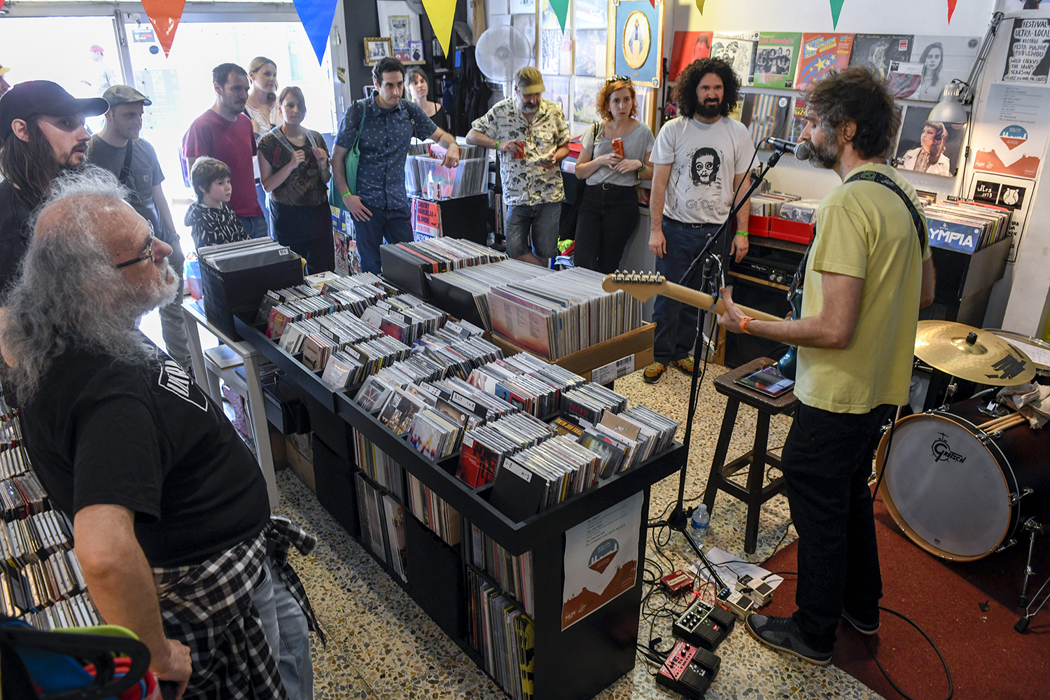 Barcelona 02.06.2018 Icult (otros escenarios posibles) Concierto de Ran Ran Ran en la tienda de discos Ultralocal Records dentro del festival Microclima alternativo al Primavera Sound. Fotografía de Jordi Cotrina