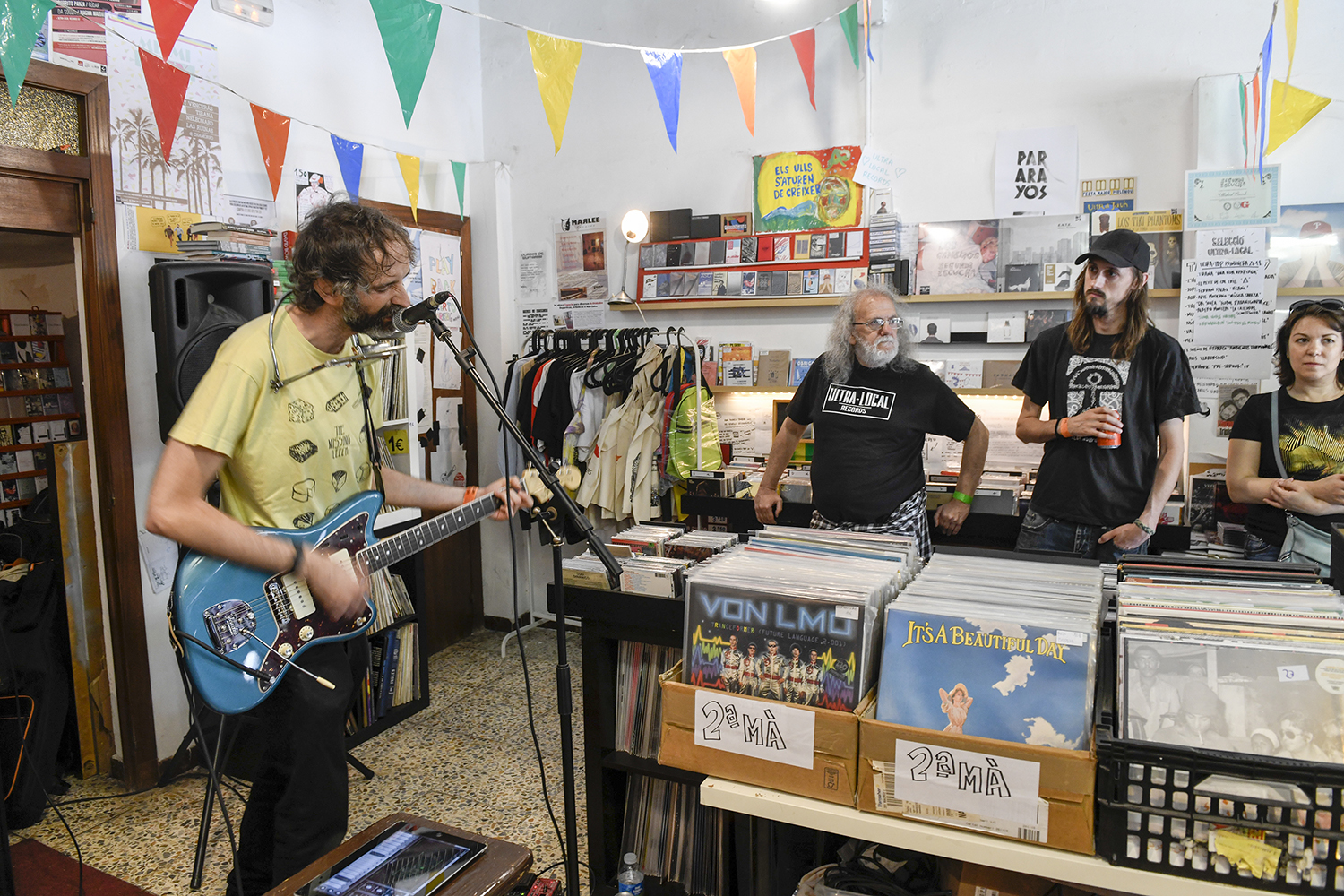 Barcelona 02.06.2018 Icult (otros escenarios posibles) Concierto de Ran Ran Ran en la tienda de discos Ultralocal Records dentro del festival Microclima alternativo al Primavera Sound. Fotografía de Jordi Cotrina