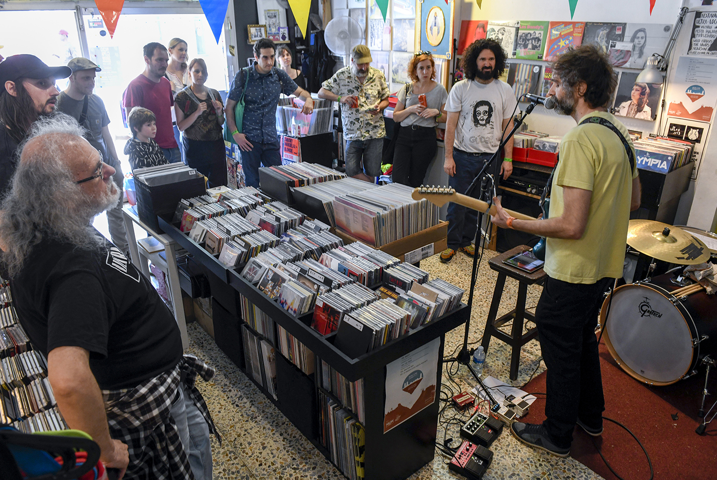 Barcelona 02.06.2018 Icult (otros escenarios posibles) Concierto de Ran Ran Ran en la tienda de discos Ultralocal Records dentro del festival Microclima alternativo al Primavera Sound. Fotografía de Jordi Cotrina